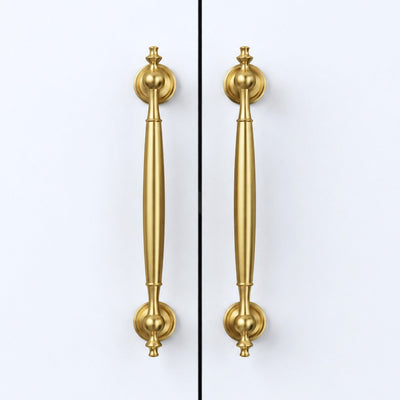 ELITE Brushed Brass Cabinet Knobs for Kitchen