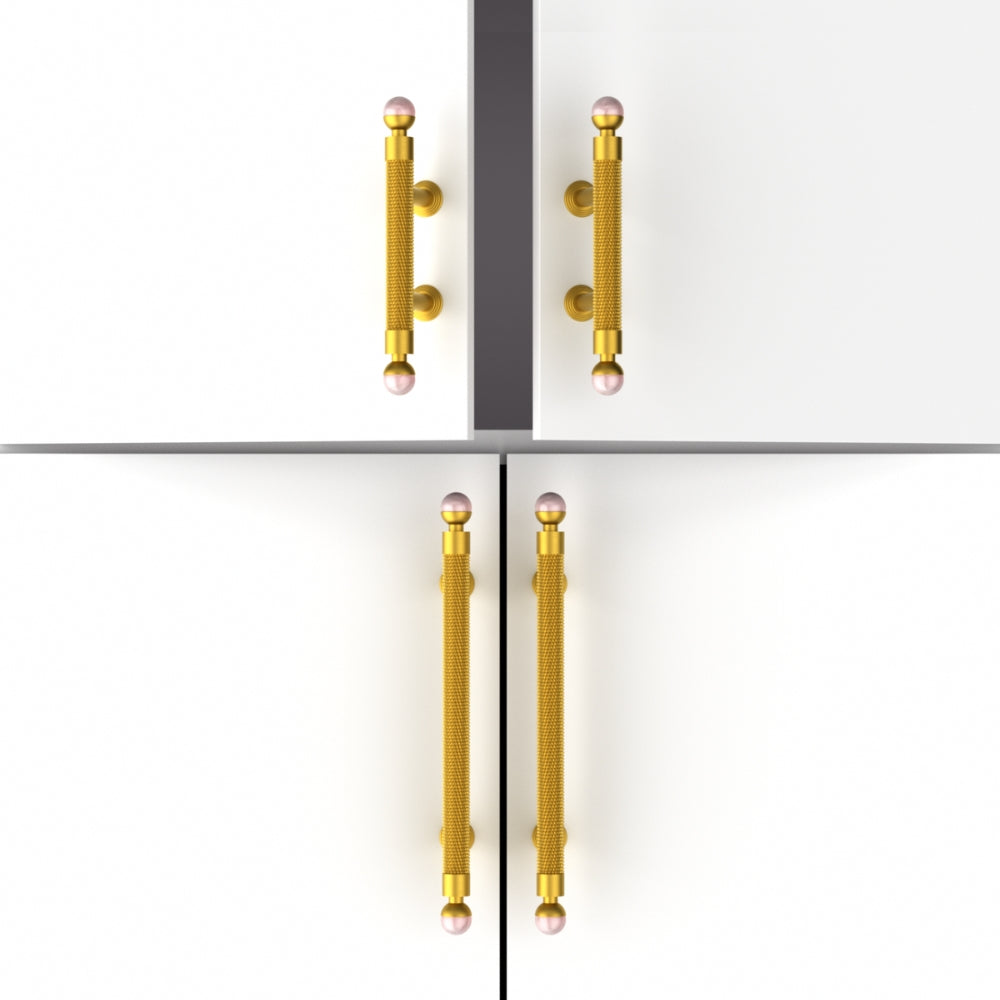 LUME - Brushed Brass 5" Knobs and Pulls