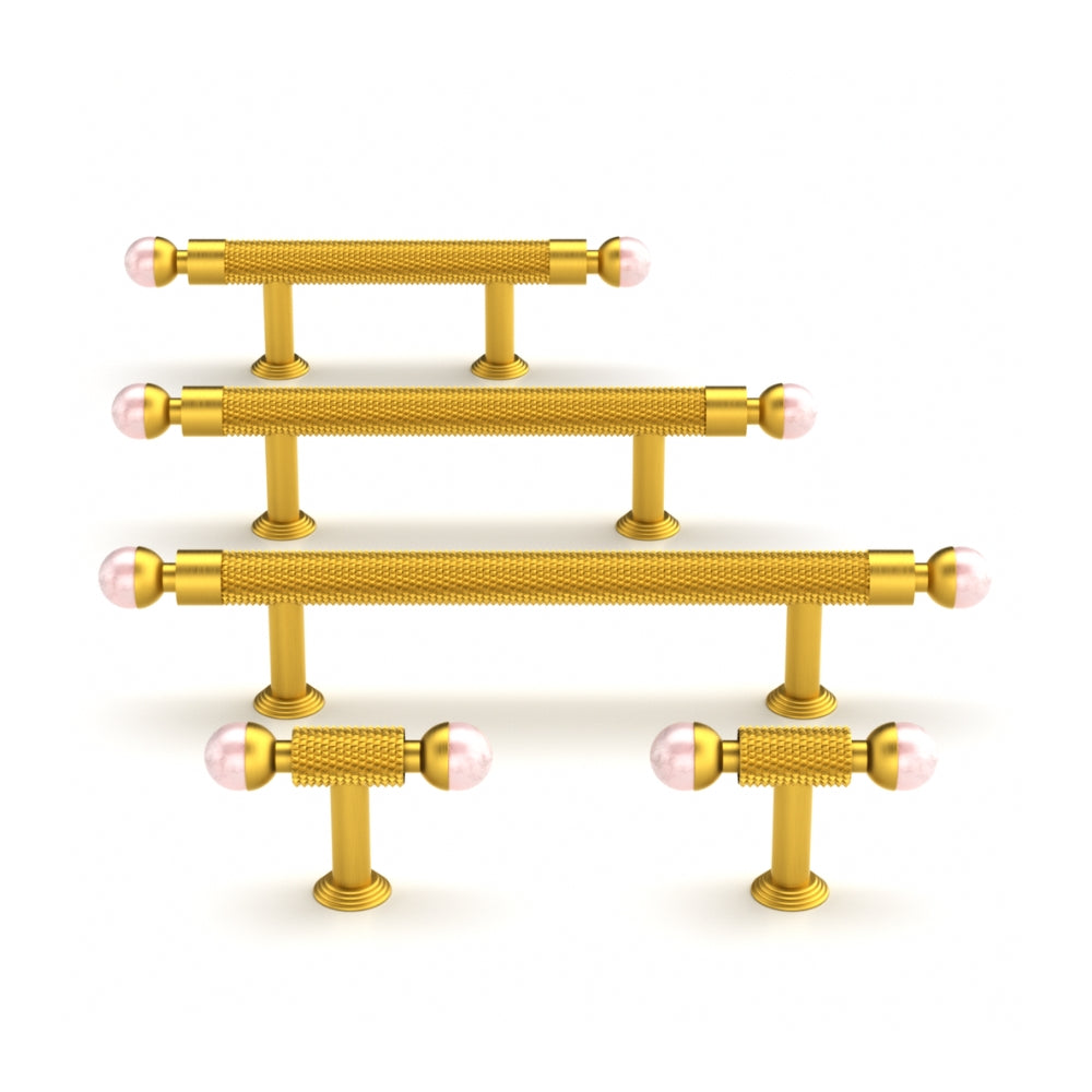 LUME - Brushed Brass 5" Knobs and Pulls
