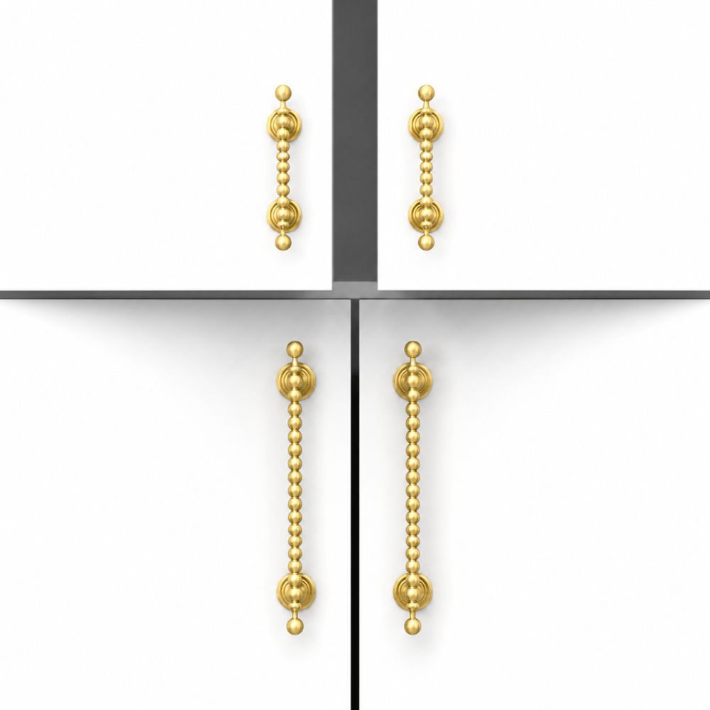 AURA - Brushed Brass 3.75" Knobs and Pulls