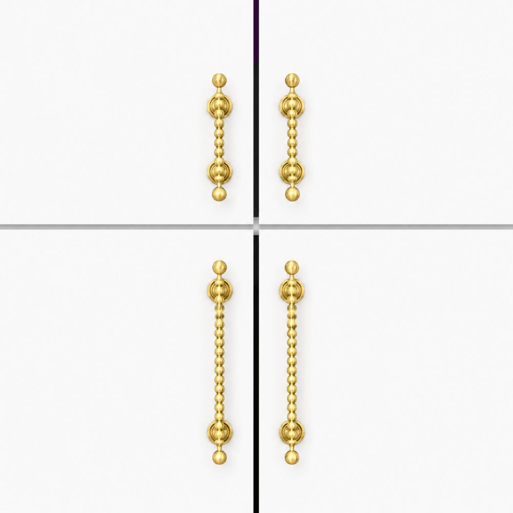 AURA - Brushed Brass 3.75" Knobs and Pulls
