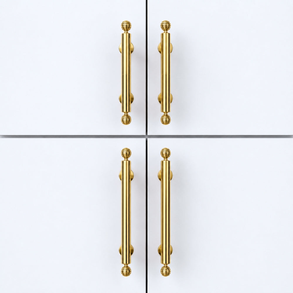 ECHO - Polished Gold 3.75" Knobs and Pulls