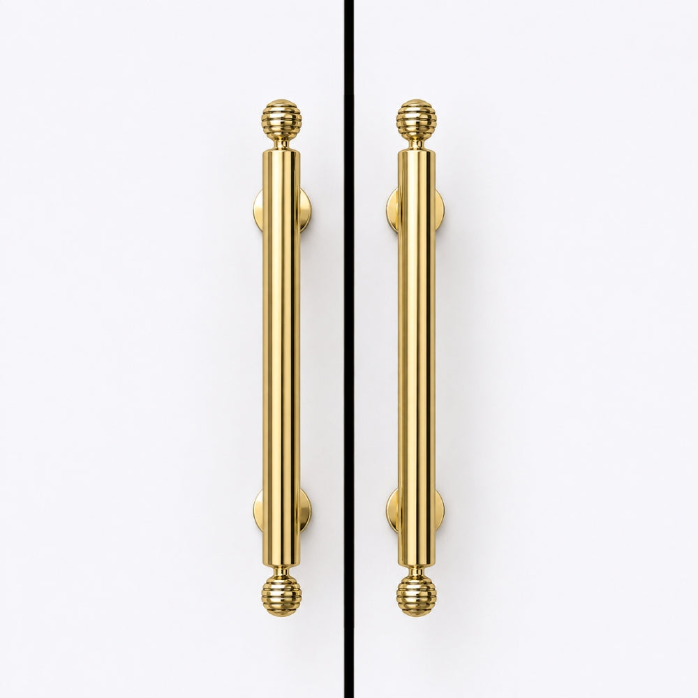 3.75 Inch Polished Gold Cabinet Pulls | ECHO