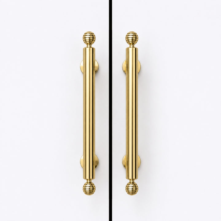 3.75 Inch Polished Gold Cabinet Pulls | ECHO