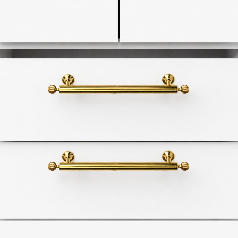 ECHO - Polished Gold 3.75" Knobs and Pulls