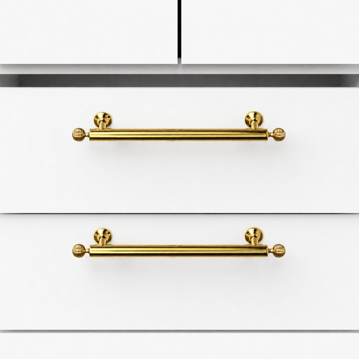 ECHO - Polished Gold 3.75" Knobs and Pulls