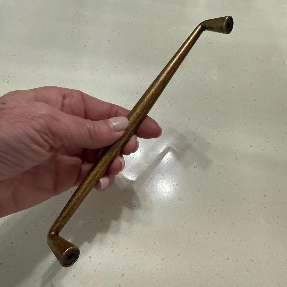 FLICKER - Antique Brass 10" Knobs and Pulls
