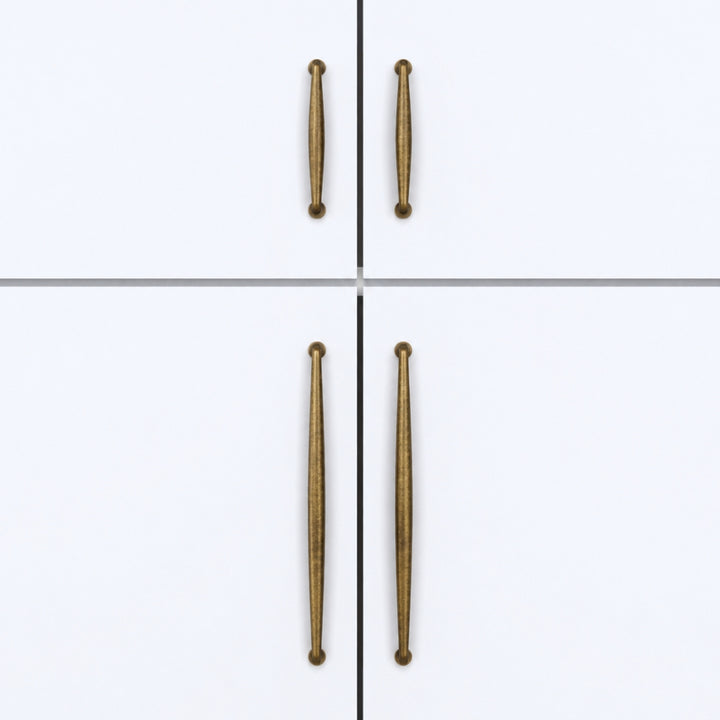 FLICKER - Antique Brass 10" Knobs and Pulls