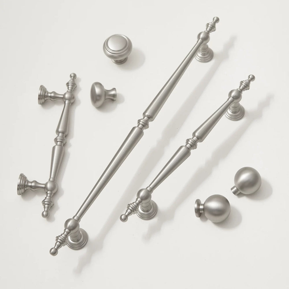 FLOW - Brushed Nickel Cabinet Knobs