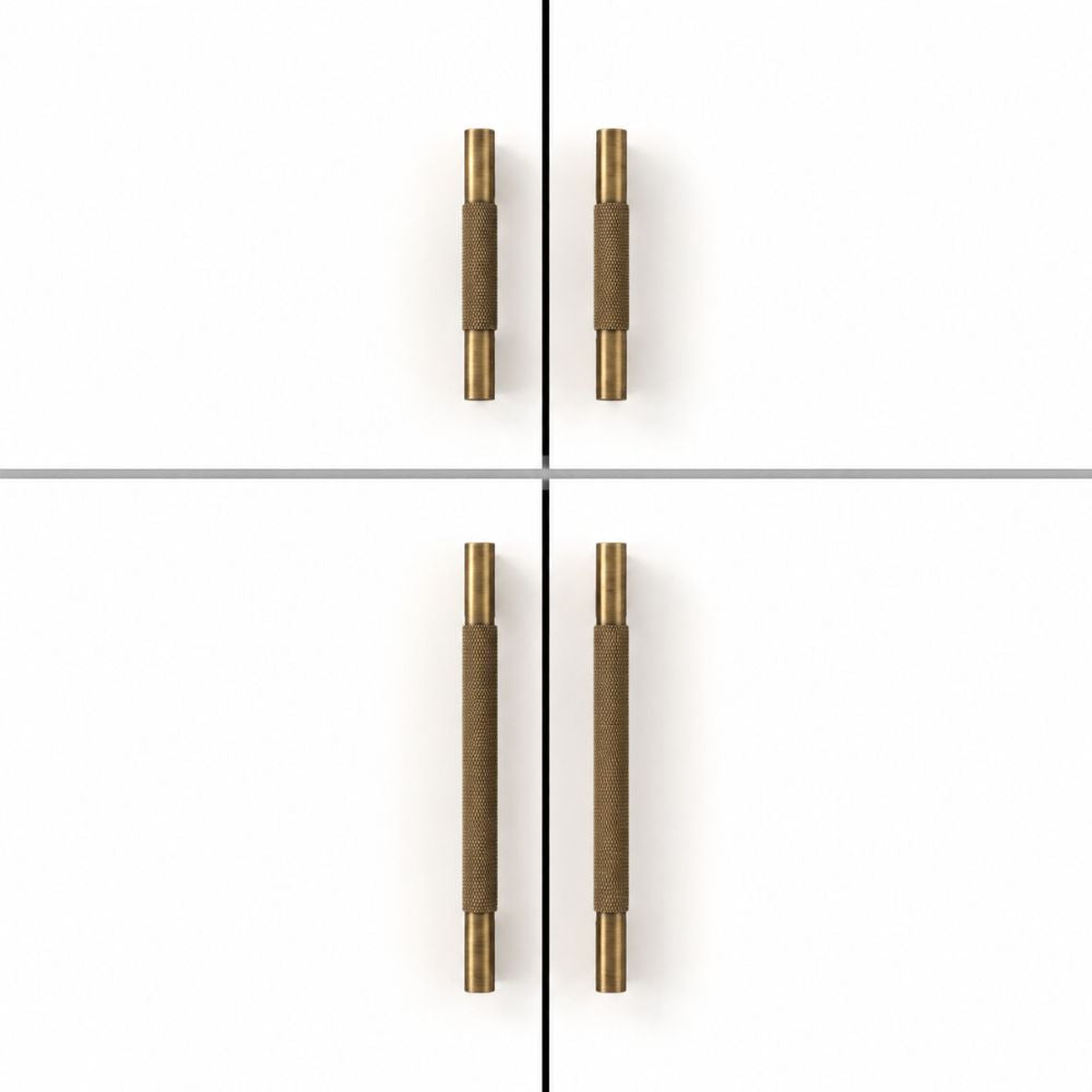 GLEAM - Antique Brass 5" Knobs and Pulls