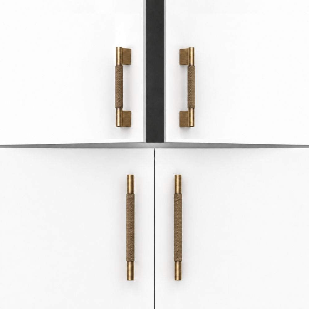 GLEAM - Antique Brass 5" Knobs and Pulls