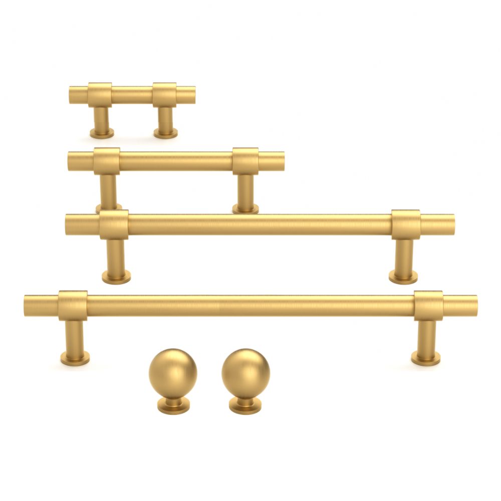 GLINT - Antique Brass 6.25" Knobs and Pulls