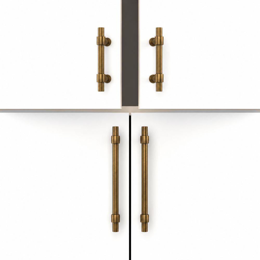 GLINT - Antique Brass 6.25" Knobs and Pulls