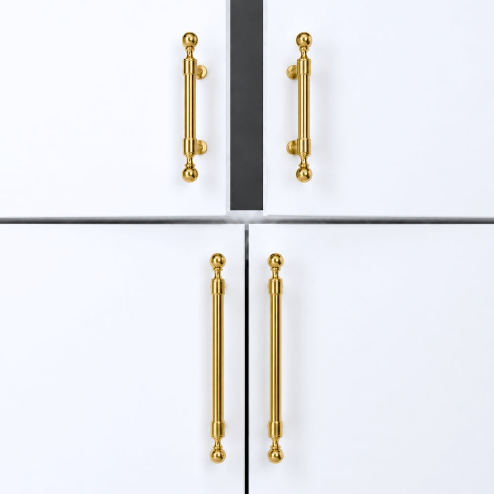 GRANITE - Polished Gold 10" Knobs and Pulls