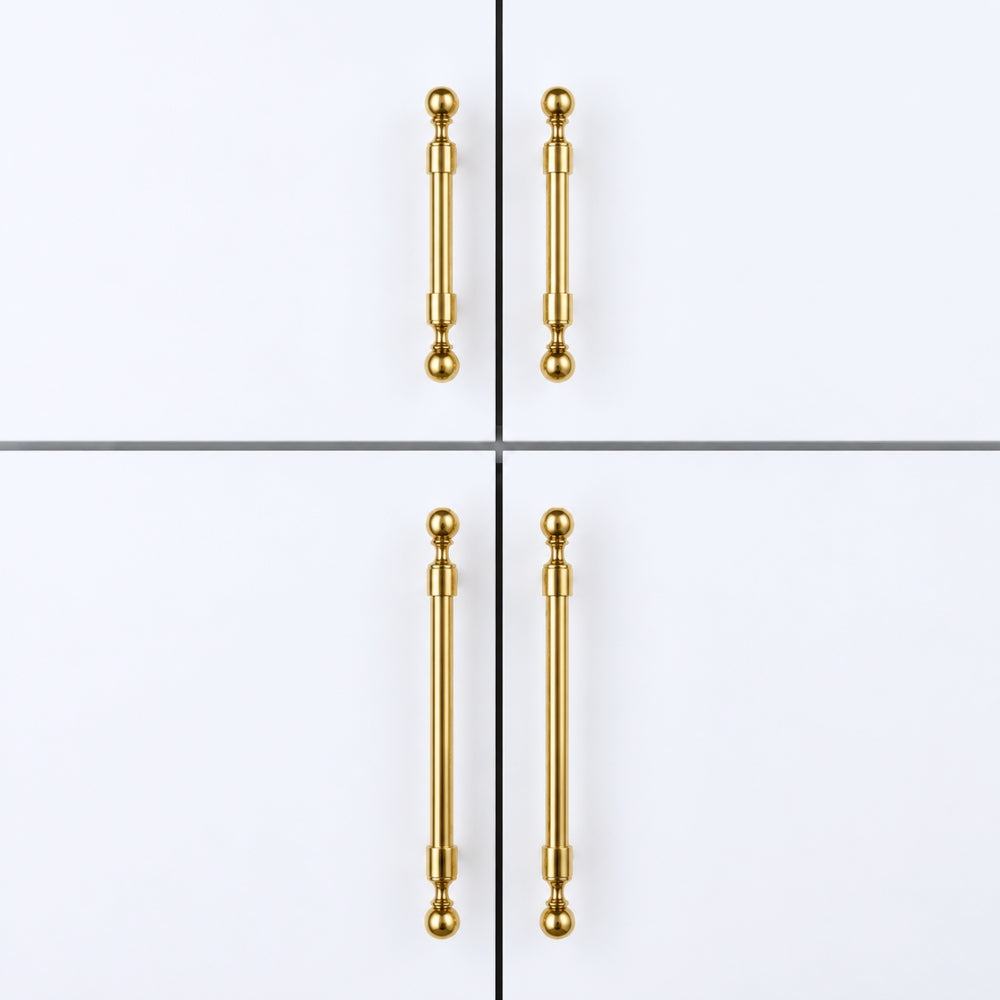GRANITE - Polished Gold 10" Knobs and Pulls