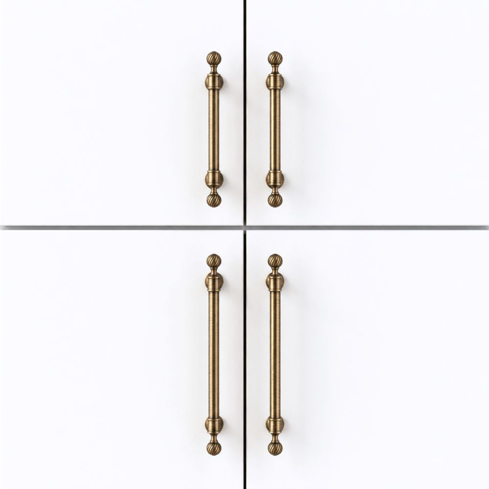 HALO - Antique Brass 3.75" Knobs and Pulls