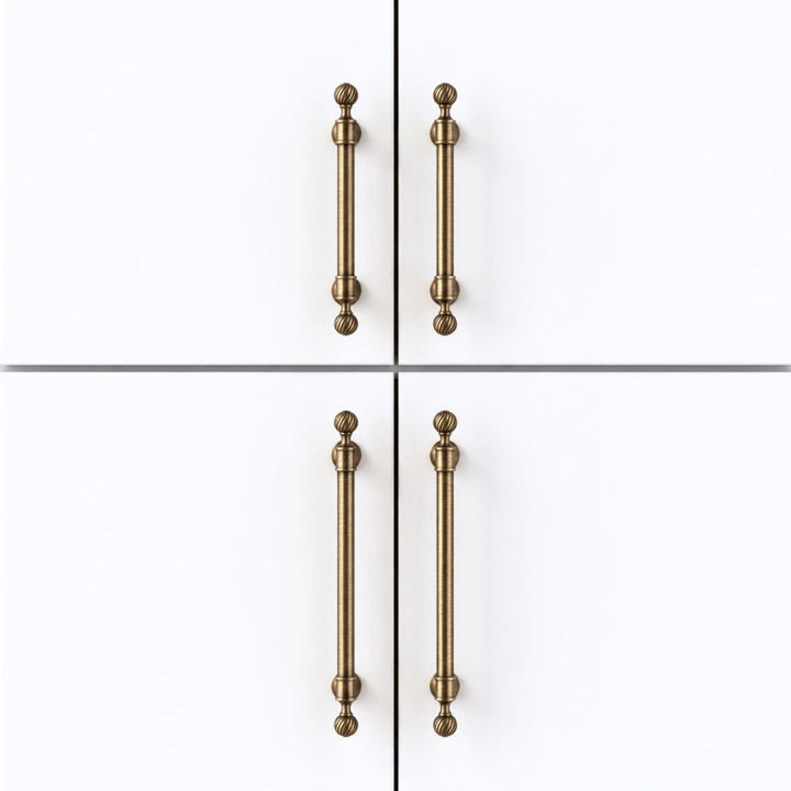 HALO - Antique Brass 3.75" Knobs and Pulls