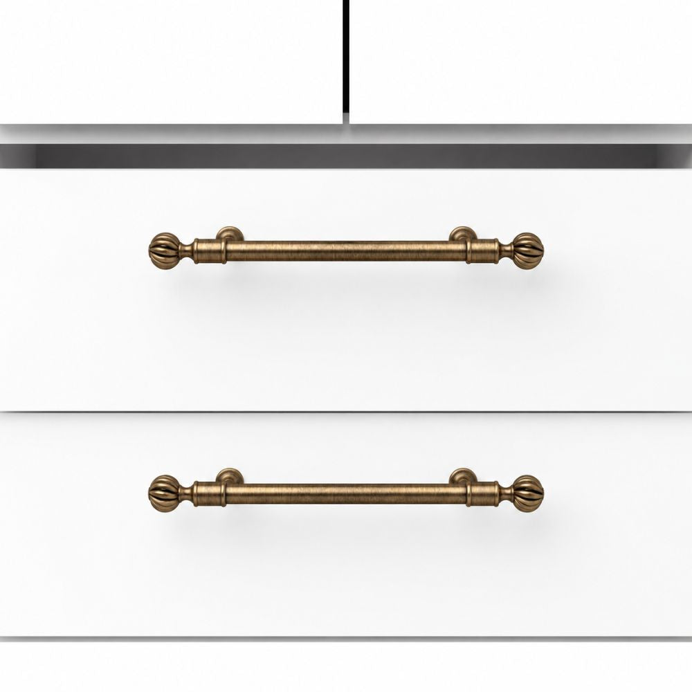 HALO - Antique Brass 3.75" Knobs and Pulls