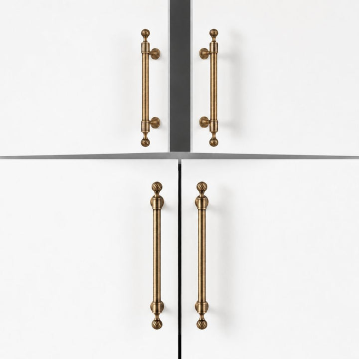 HALO - Antique Brass 3.75" Knobs and Pulls