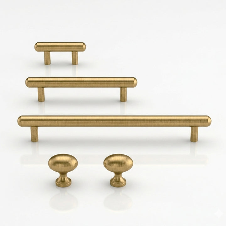 HAZE - Brushed Brass 6.25" Cabinet Pulls