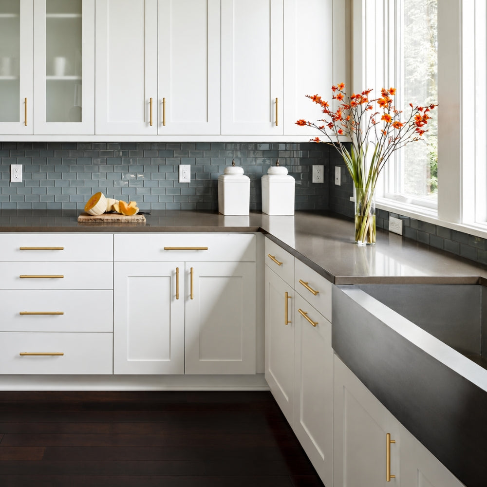 HAZE - Brushed Brass 6.25" Cabinet Pulls