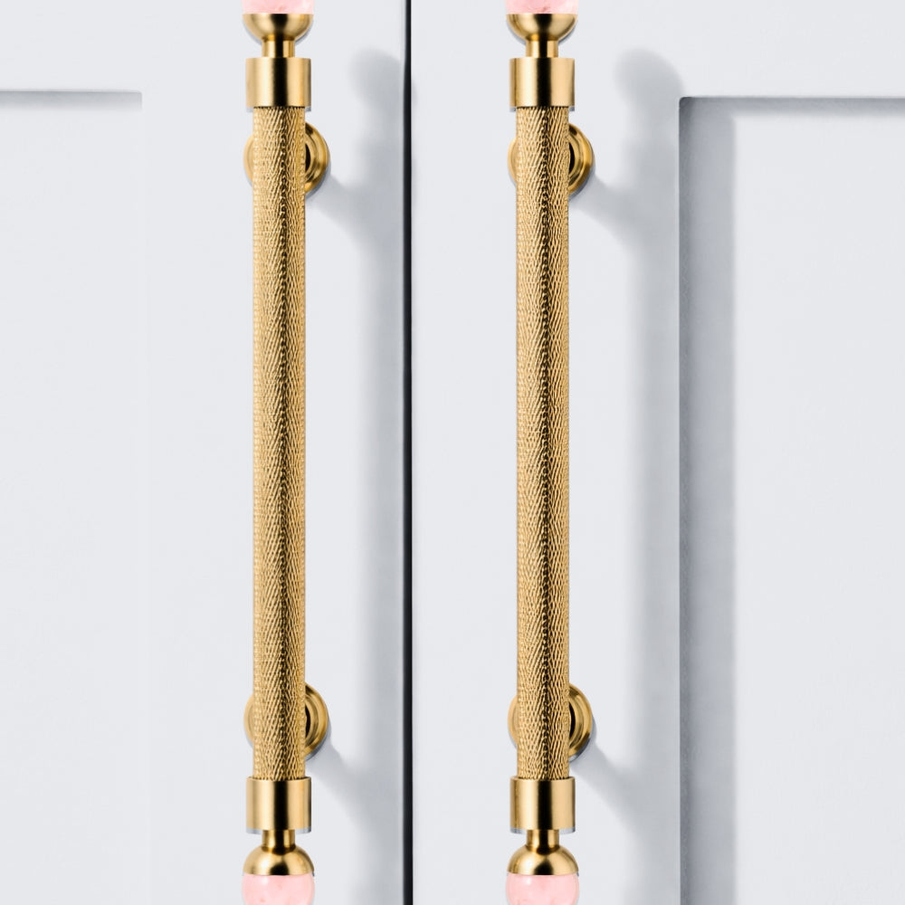 LUME - Brushed Brass 5" Knobs and Pulls