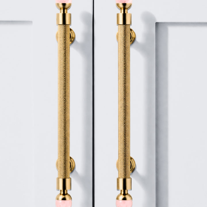 LUME - Brushed Brass 5" Knobs and Pulls
