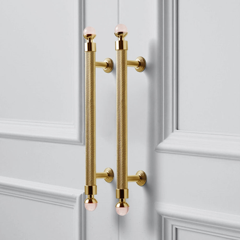 LUME - Brushed Brass 5" Knobs and Pulls