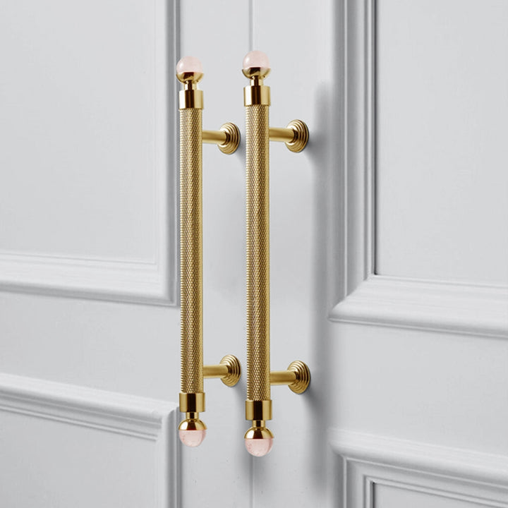 LUME - Brushed Brass 5" Knobs and Pulls