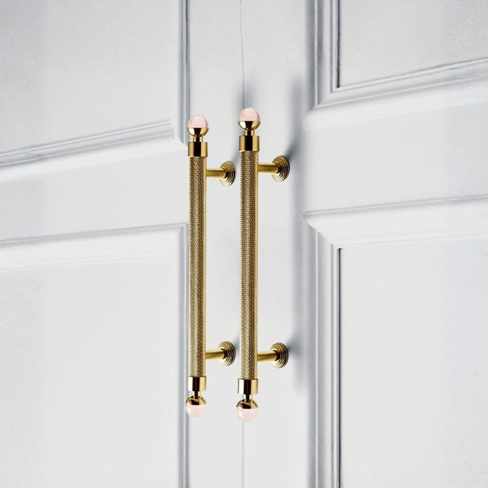 LUME - Brushed Brass 5" Knobs and Pulls