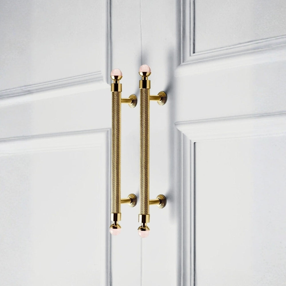 LUME - Brushed Brass 5" Knobs and Pulls
