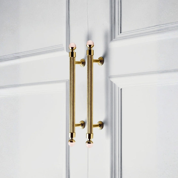 LUME - Brushed Brass 5" Knobs and Pulls