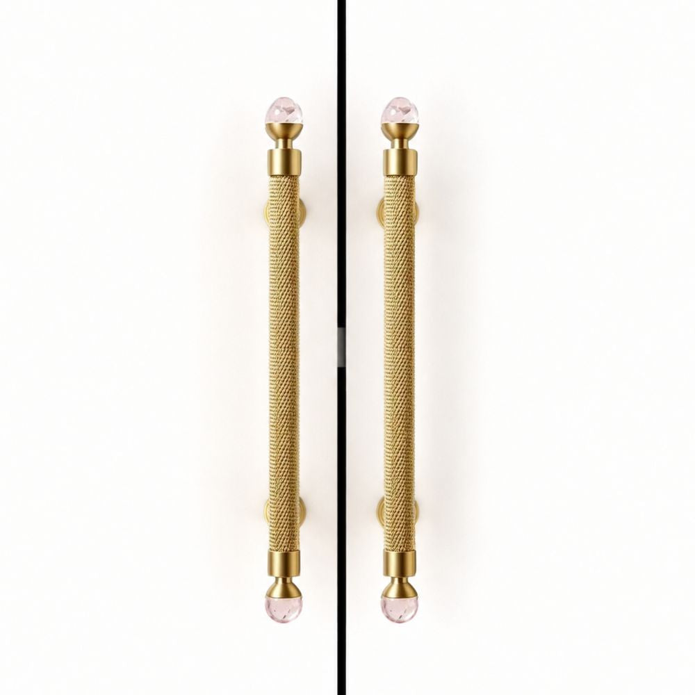 5 Inch Brushed Brass Cabinet Pulls | LUME