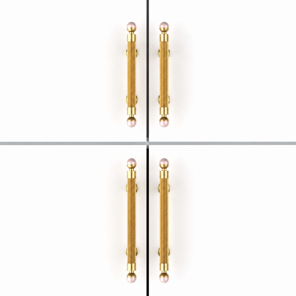 LUME - Brushed Brass 5" Knobs and Pulls