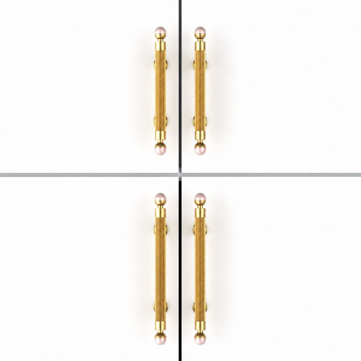 LUME - Brushed Brass 5" Knobs and Pulls