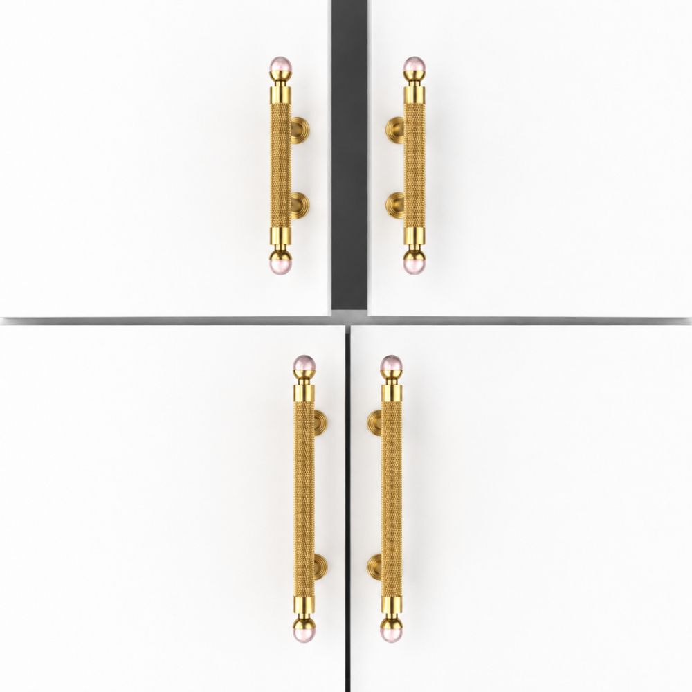 LUME - Brushed Brass 5" Knobs and Pulls