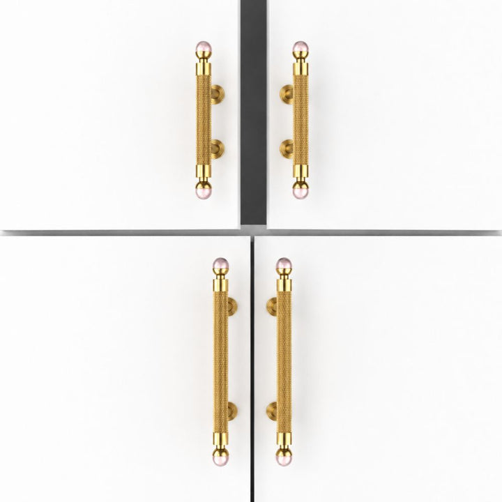 LUME - Brushed Brass 5" Knobs and Pulls