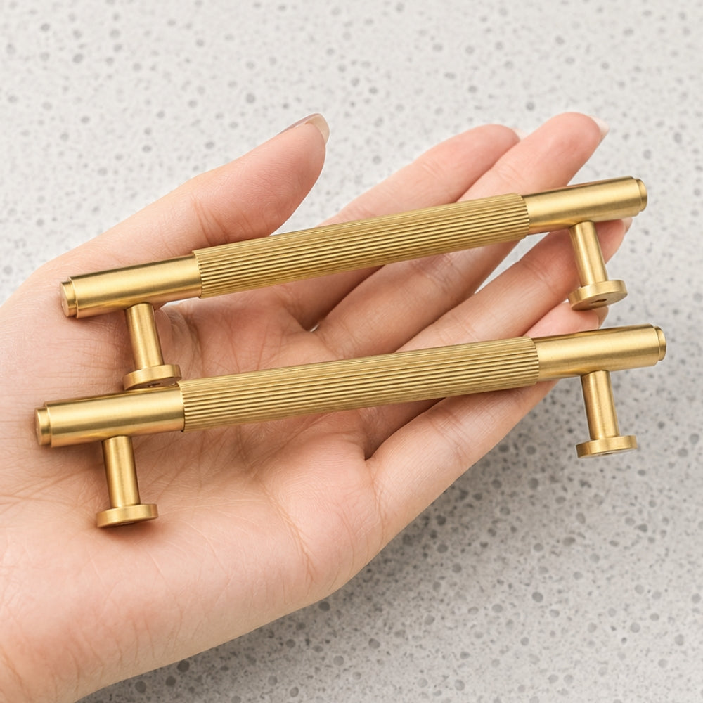 7.5 Inch Brushed Brass Cabinet Pulls | MIST
