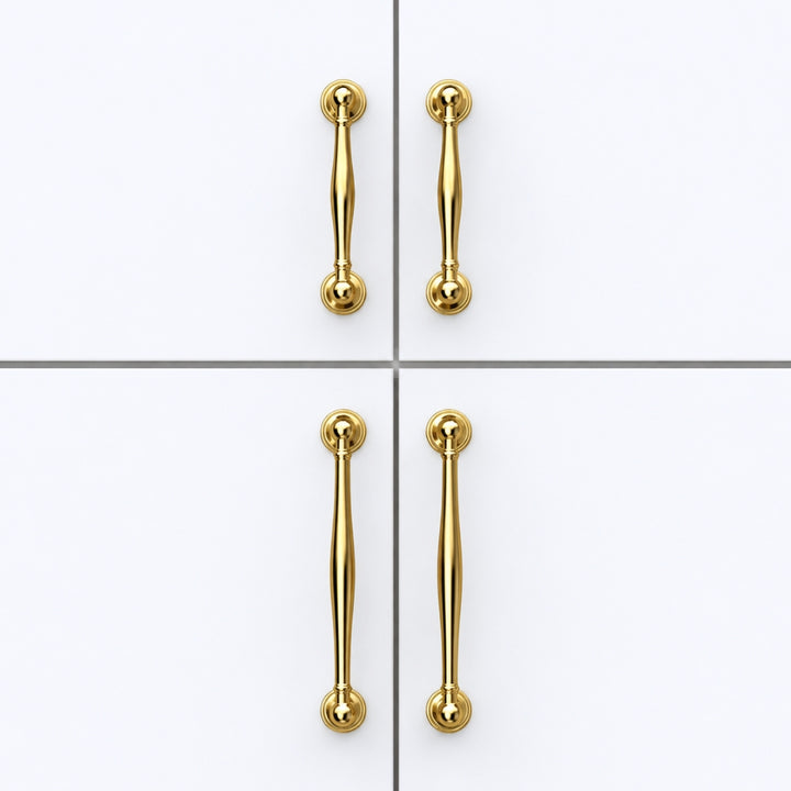 STACK - Antique Brass 5" Knobs and Pulls