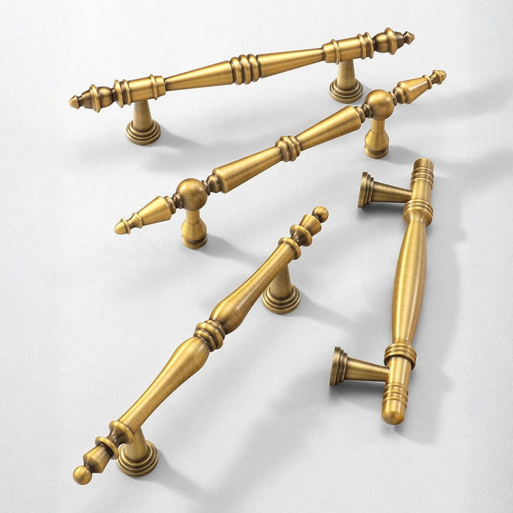 ZENO Antique Brass 3.75 inch Cabinet Pulls