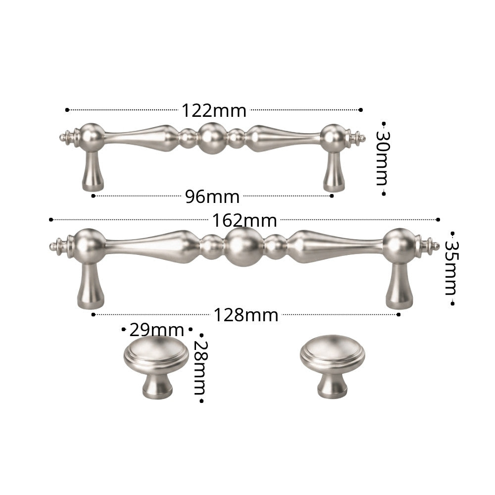 3.75 Inch Brushed Nickel Cabinet Pulls | AIRY
