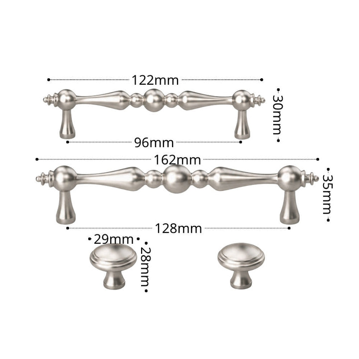 3.75 Inch Brushed Nickel Cabinet Pulls | AIRY