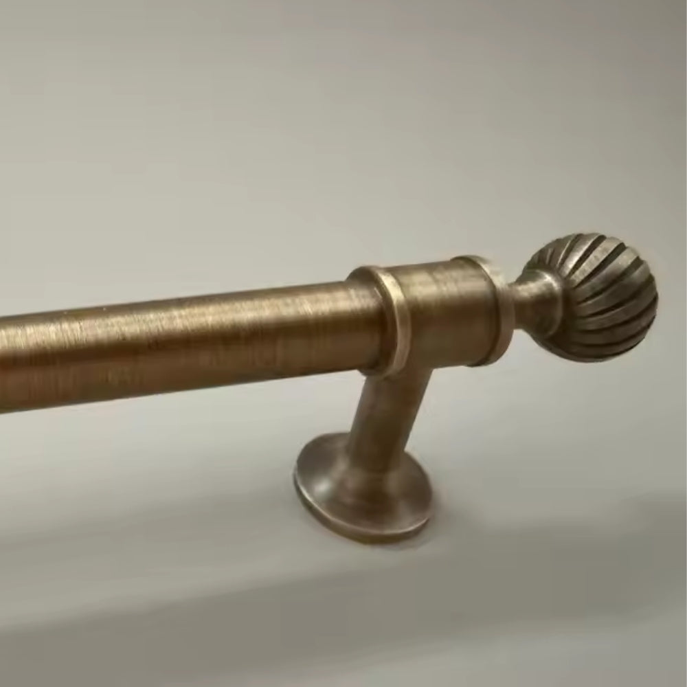 Antique brass 3.75-inch cabinet knobs and pulls — view 09