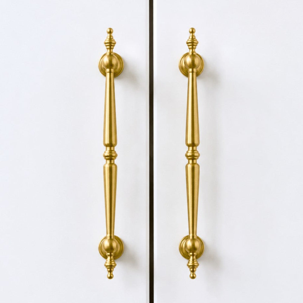 3 Inch Brushed Brass Cup Pulls | AURUM