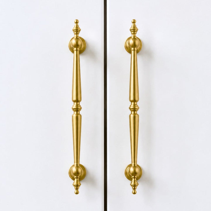 3 Inch Brushed Brass Cup Pulls | AURUM