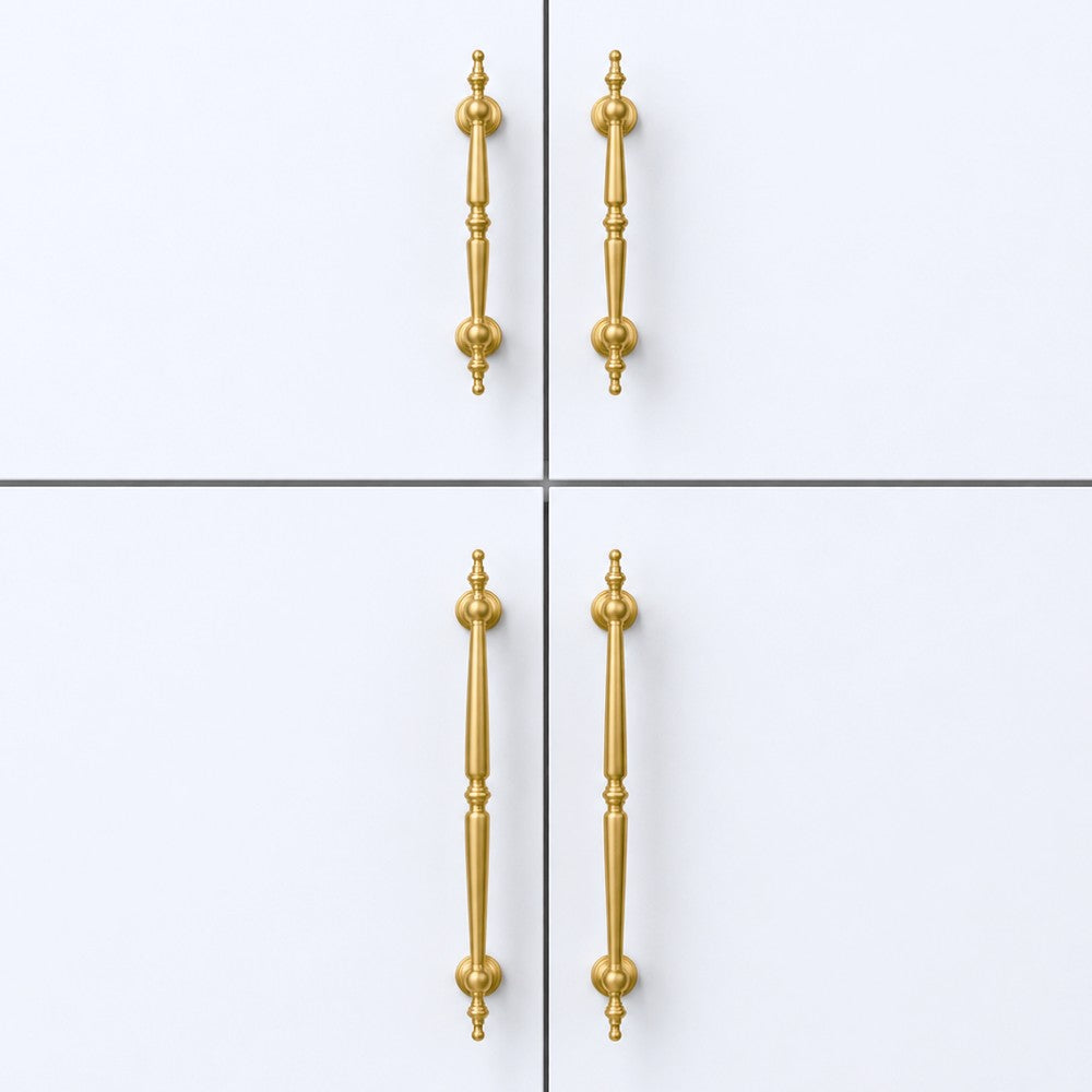 3 Inch Brushed Brass Cup Pulls | AURUM
