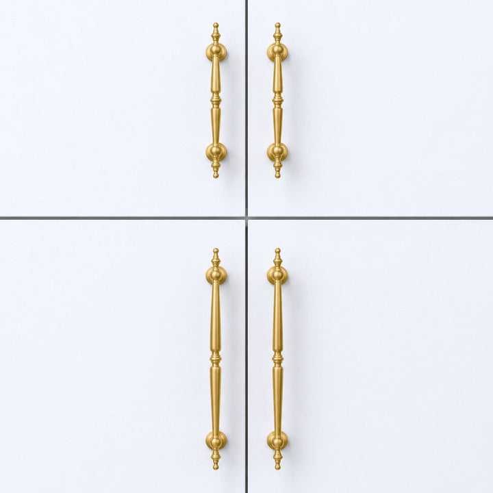 3 Inch Brushed Brass Cup Pulls | AURUM