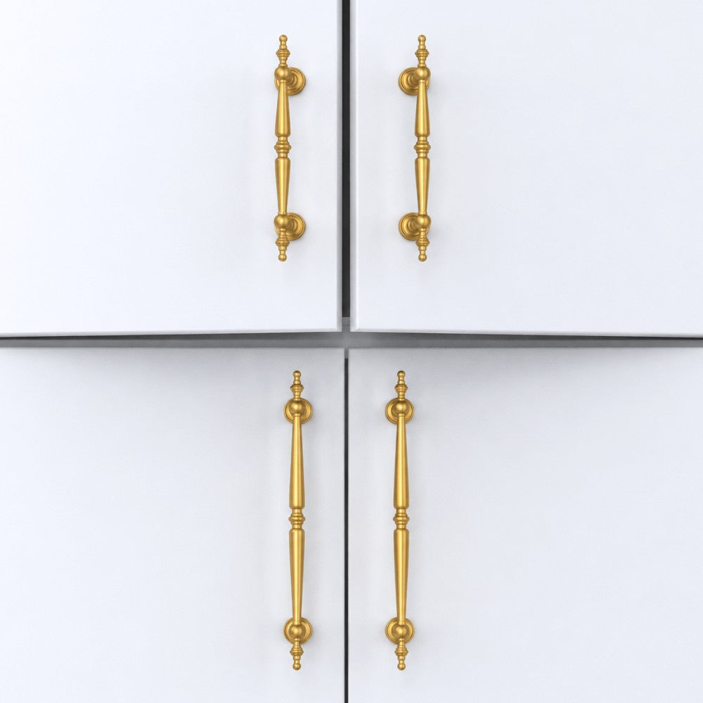 3 Inch Brushed Brass Cup Pulls | AURUM