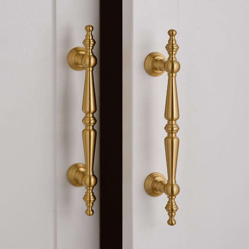 3 Inch Brushed Brass Cup Pulls | AURUM