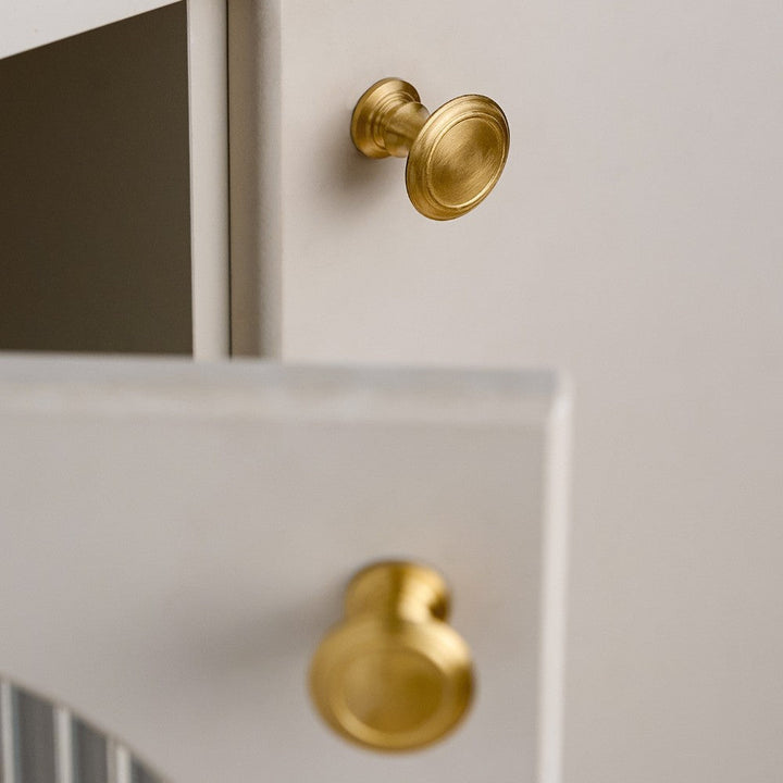 3 Inch Brushed Brass Cup Pulls | AURUM